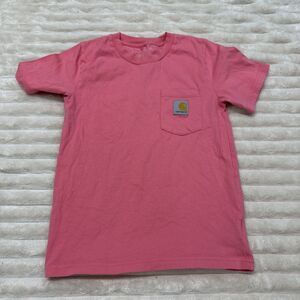 Carhartt Girls Pink Short Sleeves Tshirt SIze 7